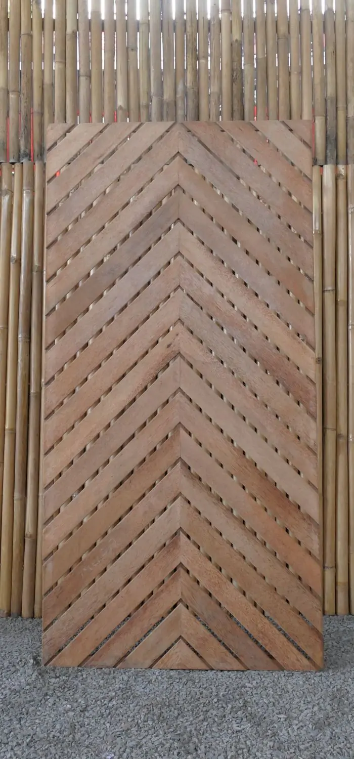  Product image 7 of the product “Coconut wood fence, model Heringbone, 90 x 180 cm height, natural. ”